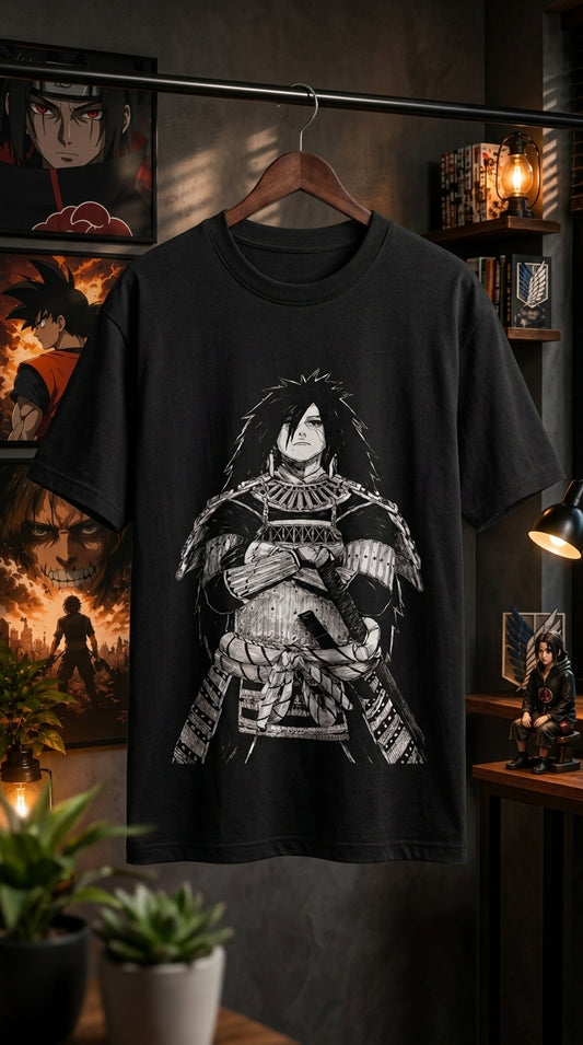 Madara Uchiha Anime Graphic Printed T-Shirt