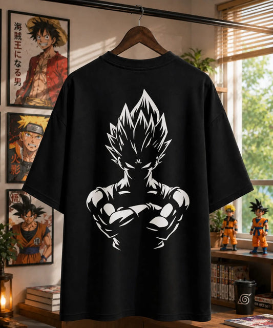 Majin Vegeta Anime Graphic Printed T-Shirt
