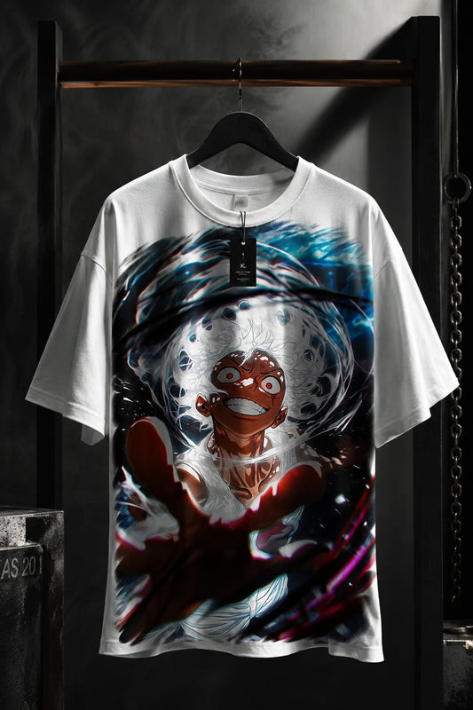 Luffy Gear 5 Anime Graphic T-Shirt