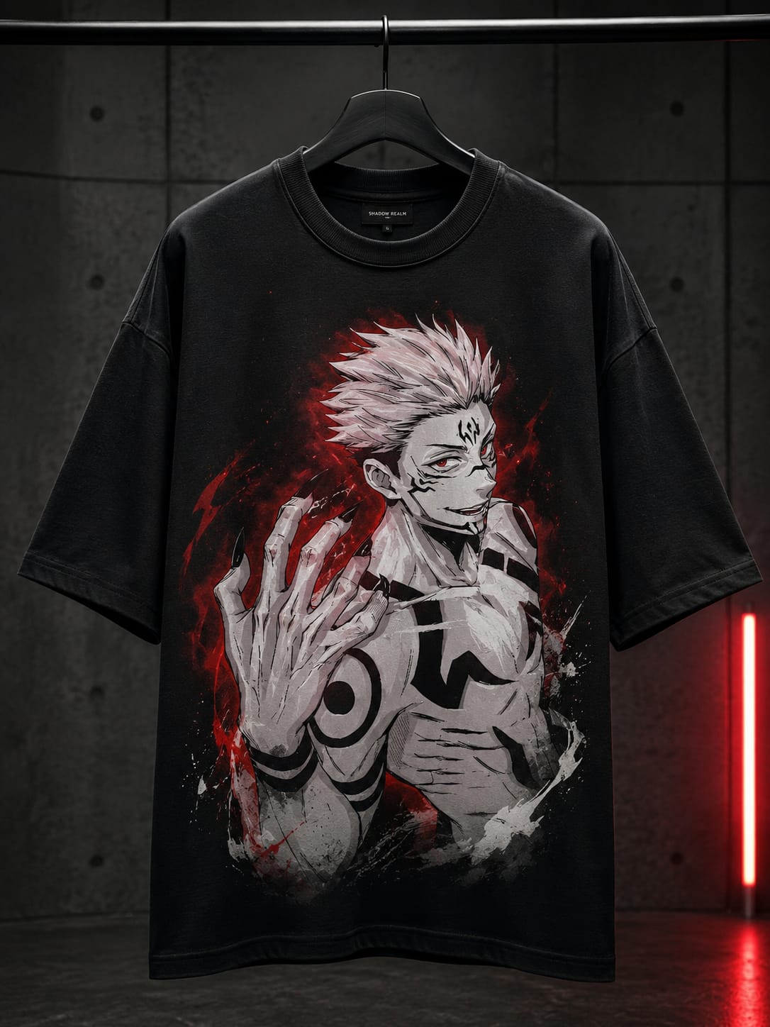 Sukuna Red Anime Graphic T-Shirt