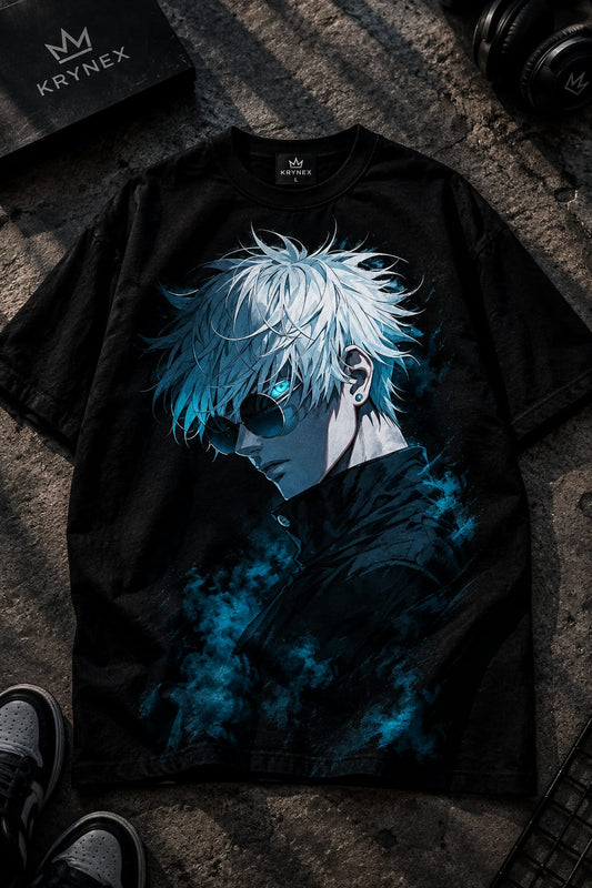 Gojo Satoru Six Eyes Graphic T-Shirt