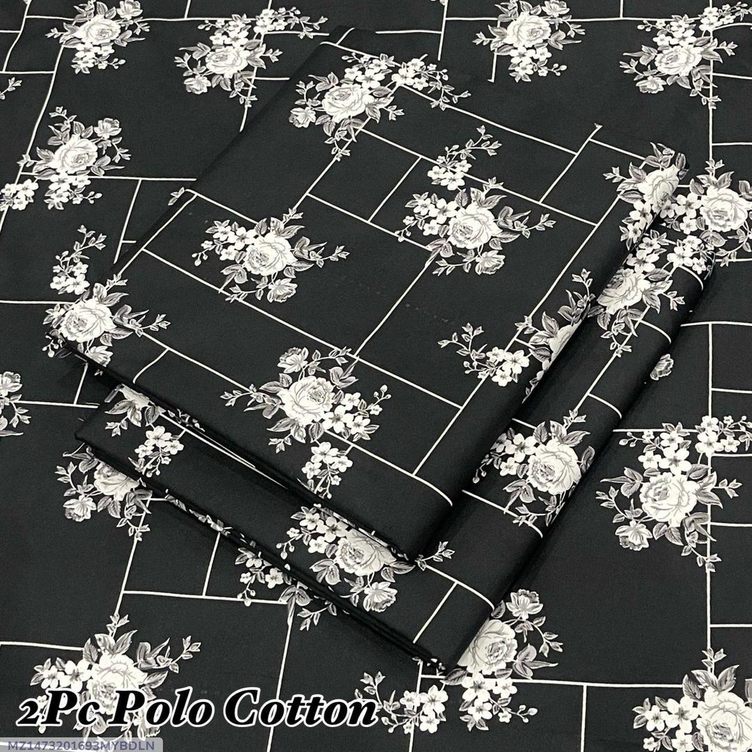 Women's Printed 2 Pcs Suit Black Floral